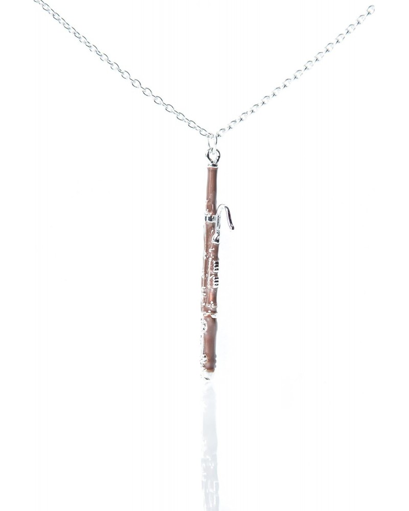 Bassoon Necklace-Zinc alloy metal-Bassoon Necklace Jewelry $12.74 Necklaces