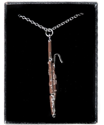 Bassoon Necklace-Zinc alloy metal-Bassoon Necklace Jewelry $12.74 Necklaces