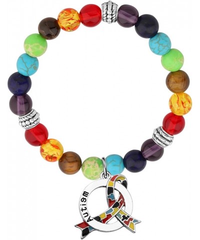 Autism Awareness Gift Autism Awareness Bracelet Autism Puzzle Jewelry Autism Teachers Appreciation Gift Asperger Gift Autism ...