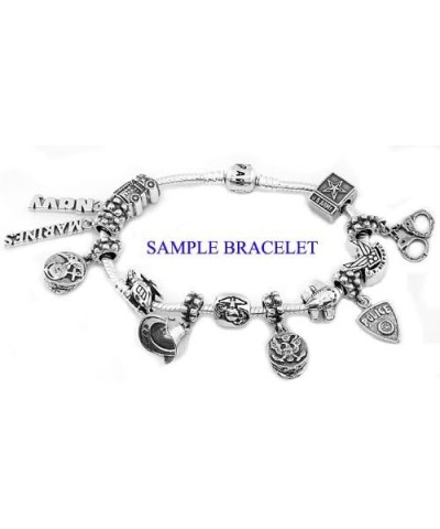 Sterling Silver Oxidized RV Camper Vacation Trailer Dangle Bead Charm $16.12 Bracelets