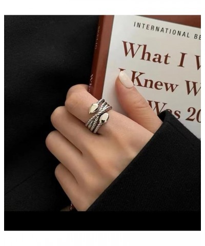 Vintage Silver Plated Knuckle Rings Set Fashion Adjustable Open Circle Finger Toe For Women Girls L $15.18 Rings