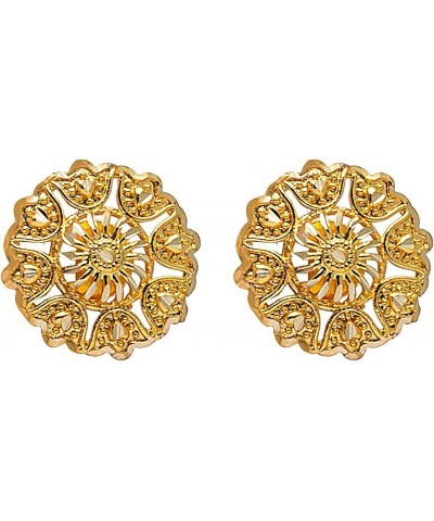 Traditional Indian Gold Plated Small Size Stud Earring for Women (SJE_29) $8.99 Earrings