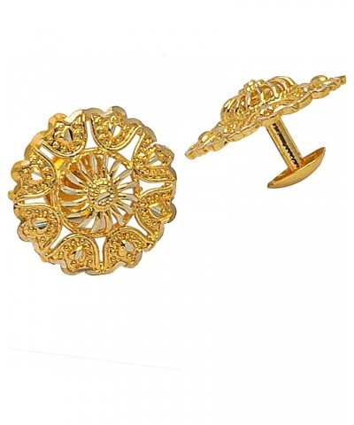 Traditional Indian Gold Plated Small Size Stud Earring for Women (SJE_29) $8.99 Earrings