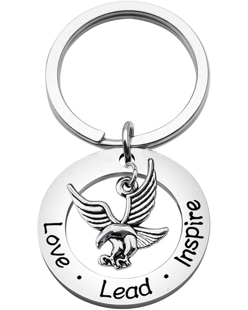 Scout Leader Love Lead Inspire Keychain Eagle Court of Honor Gift Ceremony Scoutmaster Gift Love Lead Inspire Keychain $9.35 ...