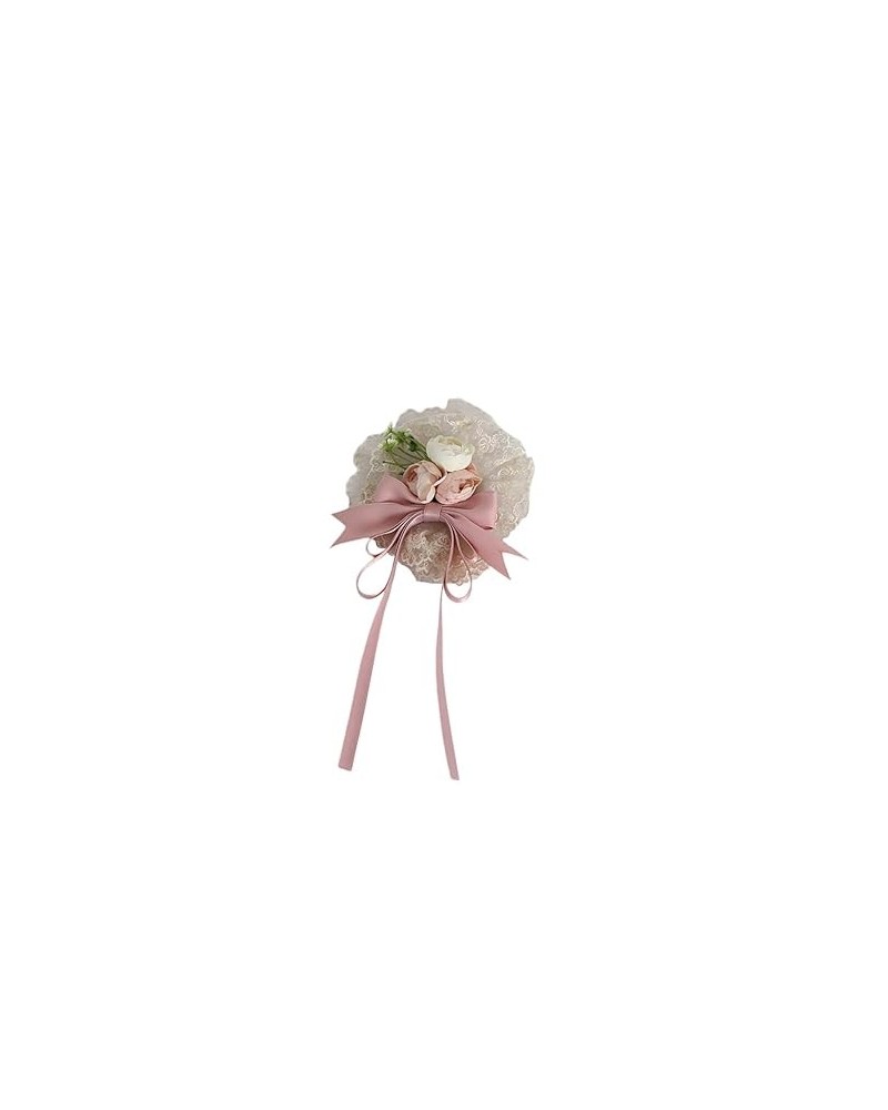 Rose Flower Hair Clips Hairpins Rose Brooch Floral Pin Up Lolita Headpieces for Women Wedding Party Mother's Day (Blue) Pink ...