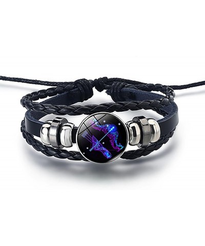 Spirilet Bracelet Zodiac Manifestation - Spirilet Bracelet, Multilayer Adjustable Twelve Constellation Zodiac Leather Bracele...