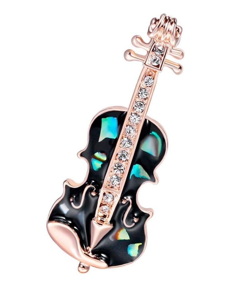 Brooch Pin Music Lapel Pins Violin Musical Note Enamel Pins Brooches Gift for Men Women Jacket Bag $7.86 Brooches & Pins