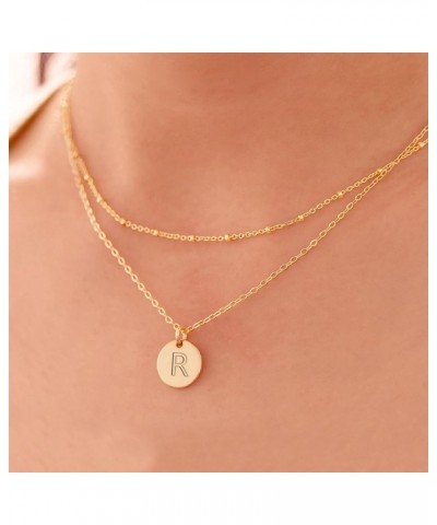 Gold Necklaces for Women Trendy - Personalized Pendant Necklace, Dainty Satellite Chain | 16K Gold Plated Necklace Letter A-Z...