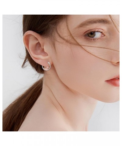 Cute Animal Hoop Earrings for Women 925 Sterling Silver Jewelry for Girls Mom Sister Unicorn $20.39 Earrings