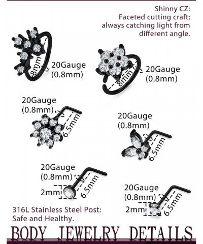 Nose Rings Nose Studs Nose Ring Nose Stud Nose Rings Hoops Nose Piercings Nose Rings Studs Nose Rings for Women Nose Piercing...