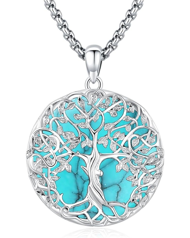 Tree of Life Necklace for Women and Men Sterling Silver 925 Tree of Life Jewelry C-5-7 $18.19 Necklaces