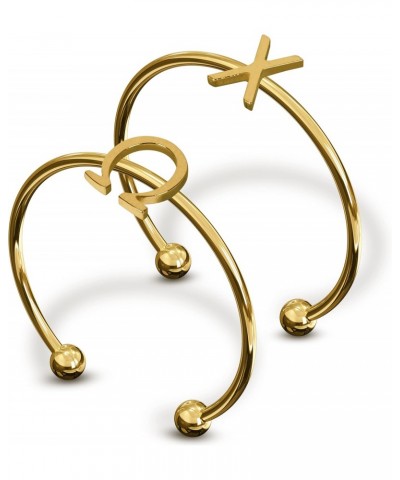 Chi Omega Stacking Ring Set - Adjustable Rings with 18k Gold Plating $9.89 Rings