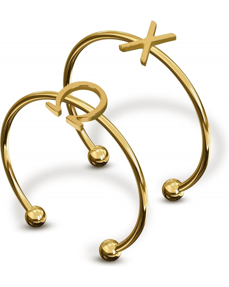 Chi Omega Stacking Ring Set - Adjustable Rings with 18k Gold Plating $9.89 Rings