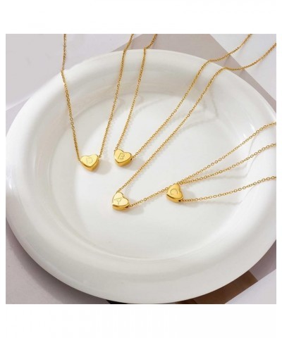 Initial Necklaces For Women,18k Gold Plated Necklace Tiny Initial Necklace Womens Necklaces Cute Necklace Gift D Gold $4.63 N...