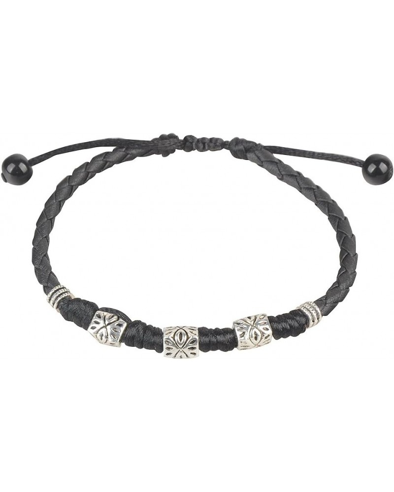 Handmade Adjustable Black Leather Anklet 5 $8.24 Anklets