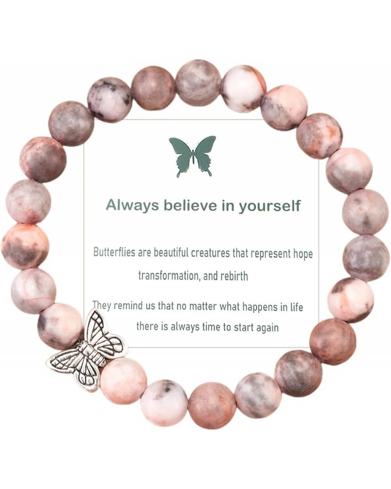 Always Believe in Yourself Butterfly Bracelet Adjustable String Butterfly Bracelets Cute Butterfly Charm Bracelets,Bracelet S...