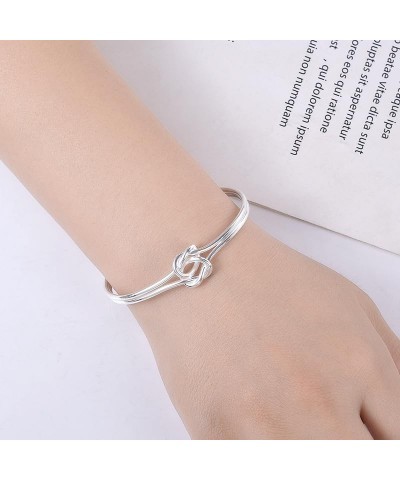 Sterling Silver Bangle Bracelets for Women 925 silver Cuff Bracelet Adjustable Jewelry Fashion Simple Open Bangles Cuff Jewel...