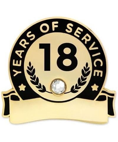 Years of Service Recognition Personalized Engravable Lapel Pin 18 Years $13.97 Brooches & Pins