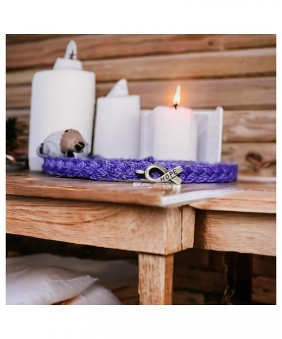 Pancreatic Cancer Awareness Bracelets, In Support of Loved Ones Battling Cancer Braided Style $11.39 Bracelets