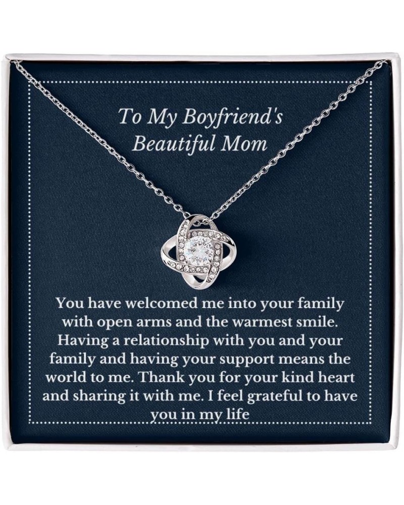 To My Boyfriends Mom Necklace, Boyfriends Mom Gifts from Girlfriend, Christmas Gifts for Boyfriend Mom, Mothers Day Gift for ...