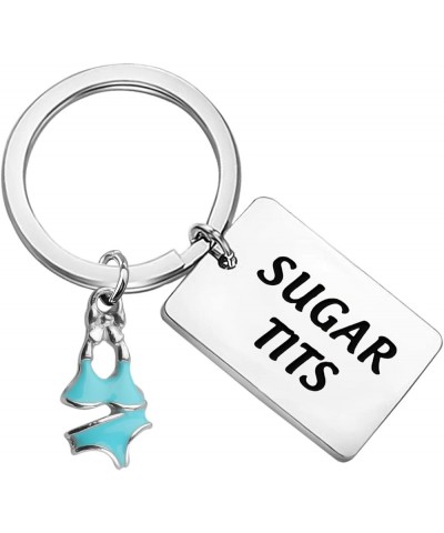 Cheeky Gift Naughty Woman Jewelry Bathing Suit Jewelry Sugar Tits Keychain $9.63 Bracelets