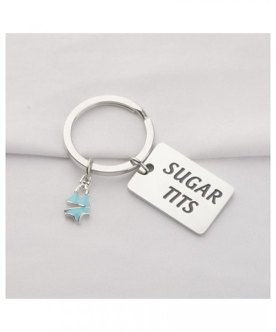 Cheeky Gift Naughty Woman Jewelry Bathing Suit Jewelry Sugar Tits Keychain $9.63 Bracelets