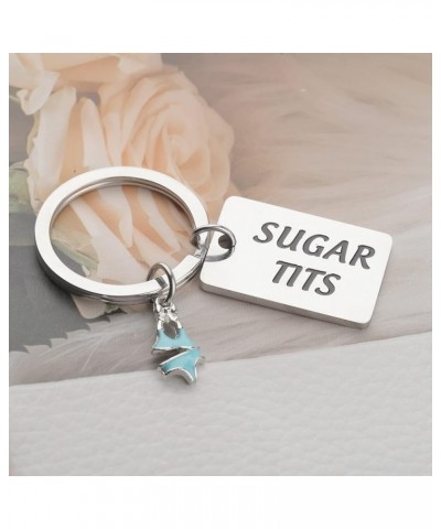 Cheeky Gift Naughty Woman Jewelry Bathing Suit Jewelry Sugar Tits Keychain $9.63 Bracelets