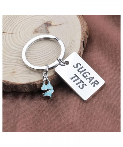 Cheeky Gift Naughty Woman Jewelry Bathing Suit Jewelry Sugar Tits Keychain $9.63 Bracelets