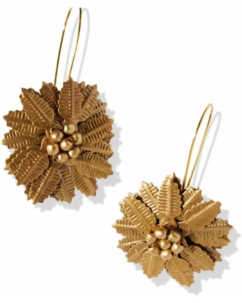 INK+ALLOY Women's Brass Flower Drop Earrings Handmade Jewelry for the Modern Bohemian, 2-Inches (Gold) $13.57 Earrings