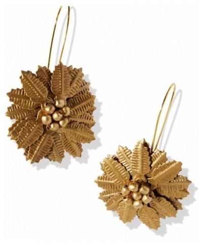 INK+ALLOY Women's Brass Flower Drop Earrings Handmade Jewelry for the Modern Bohemian, 2-Inches (Gold) $13.57 Earrings