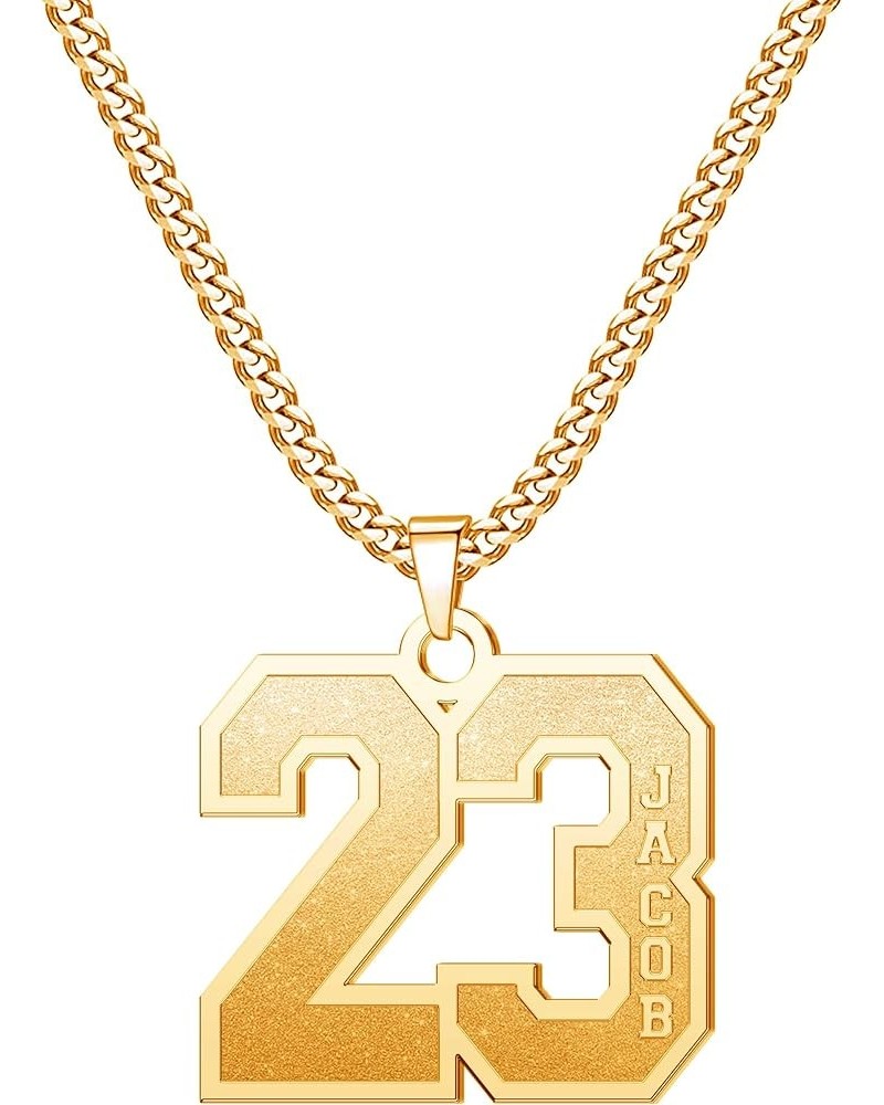 Custom Number Name Necklace Personalized Nameplate Jewelry Gift for Women Girls Necklace *FONT705-Number Stainless Steel $19....