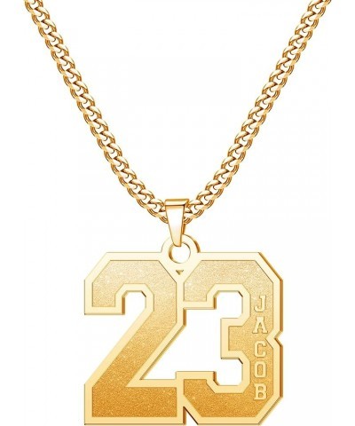 Custom Number Name Necklace Personalized Nameplate Jewelry Gift for Women Girls Necklace *FONT705-Number Stainless Steel $19....