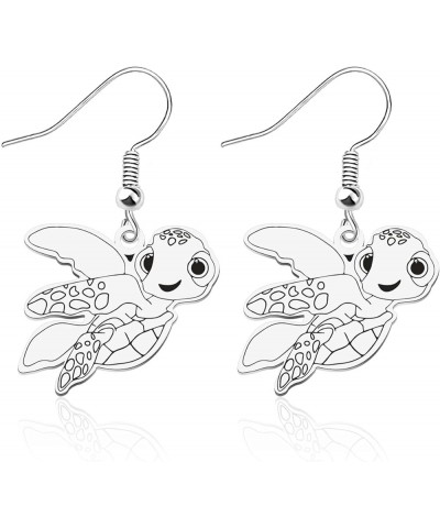 Nemo Dory Movie Inspired Gift Nemo Dory Merchandise Nemo Dory Squirt Turtle Earrings squirt earring $11.33 Earrings