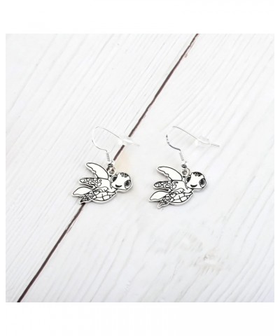 Nemo Dory Movie Inspired Gift Nemo Dory Merchandise Nemo Dory Squirt Turtle Earrings squirt earring $11.33 Earrings