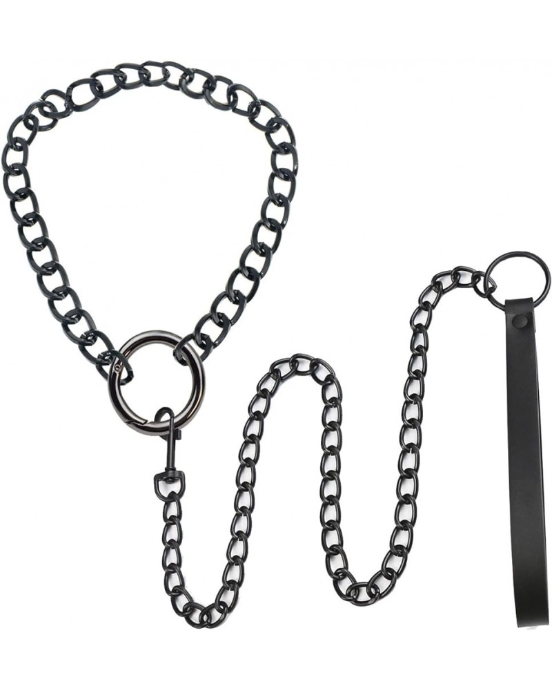 Women Men Choker Chain Necklace O-Ring Collar Choker D $13.09 Necklaces