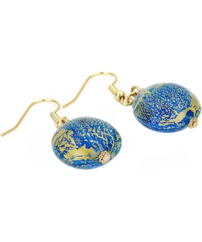 GlassOfVenice Murano Glass Ca D'Oro Earrings - Aqua $27.47 Earrings