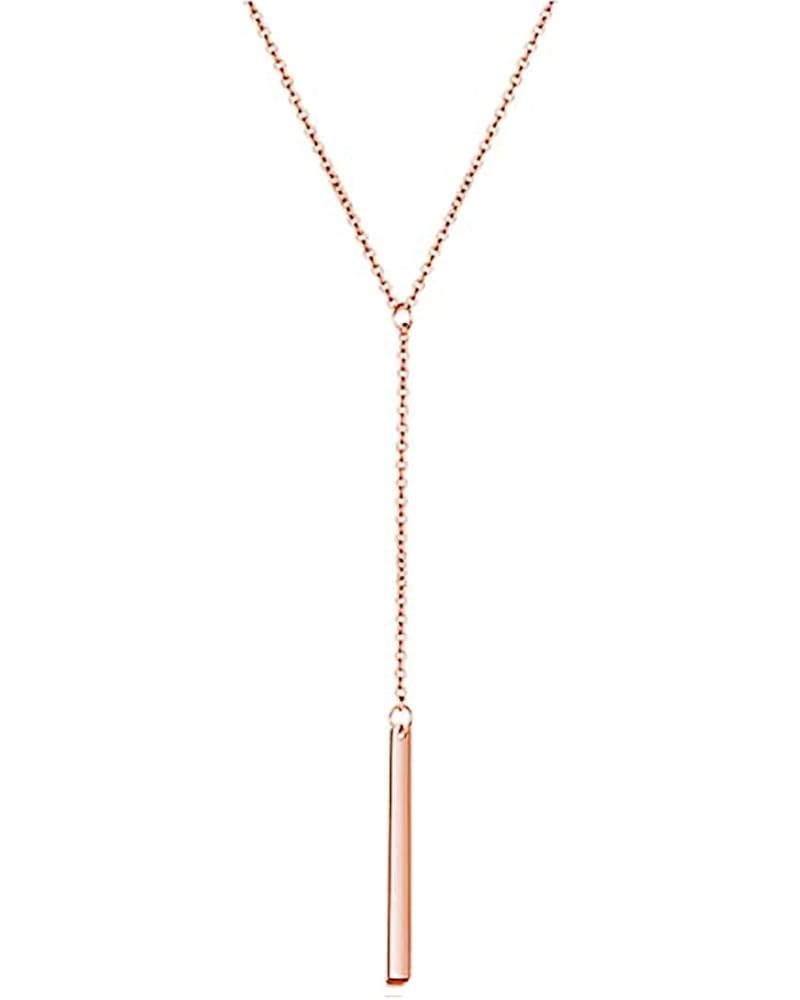 Infinity Pendant Necklace Set for Women Y Lariat Necklace Jewelry Vertical Bar Dangle Earrings set 6 $7.40 Necklaces