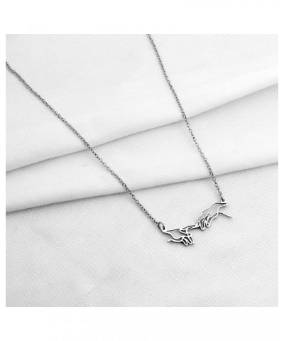 Creation of Adam Necklace Renaissance Jewelry Hollow Out Art Pendant Necklace Gift for Women Girls Necklace $10.07 Necklaces