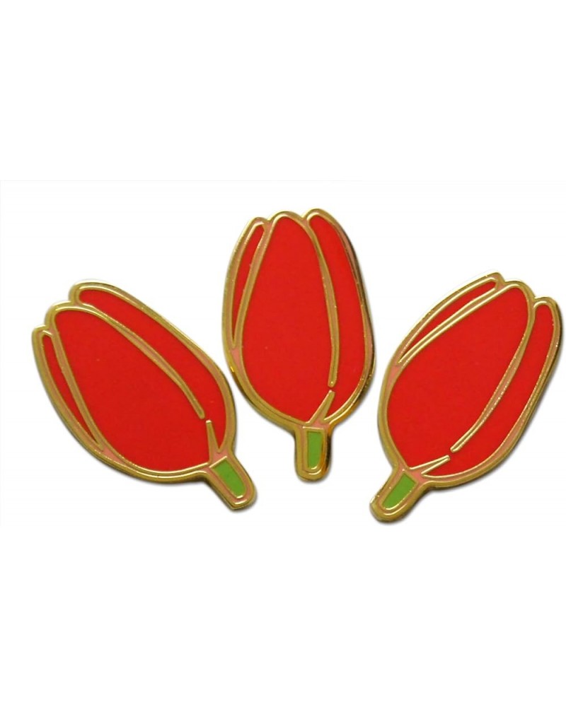 Flower Blossom Floret - Sunflower, Daffodil, & Other Lapel Pin, Hat Pin & Tie Tack Set - with Clutch Back 3- Tulip $8.24 Broo...