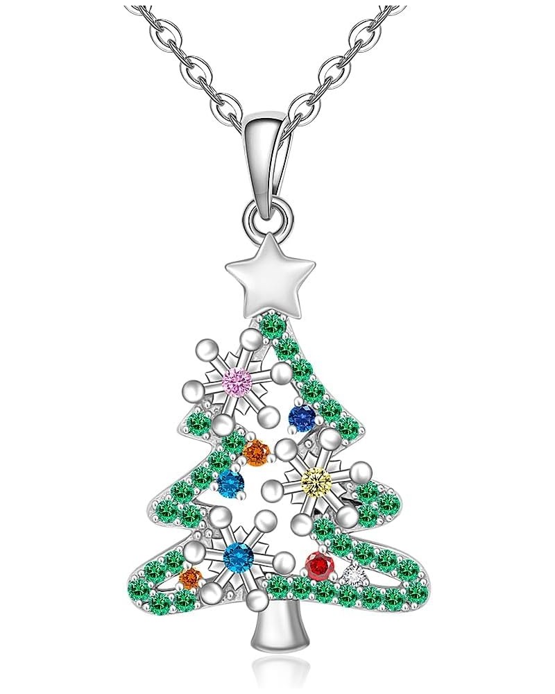 Hummingbird Bat Shamrock Christmas Tree Snowman Cardinal Celtic Knot Necklace for Women Sterling Silver Hummingbirds Jewelry ...