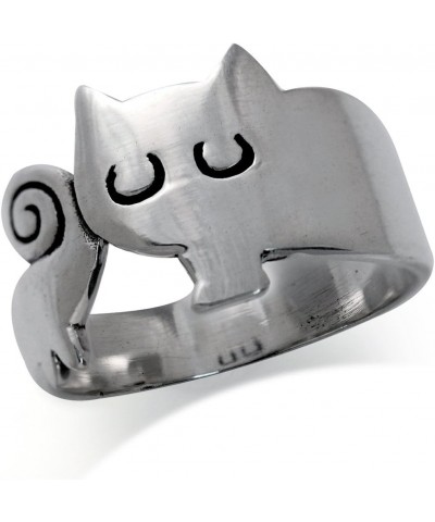 925 Sterling Silver Cat Casual Fun Ring $12.38 Rings