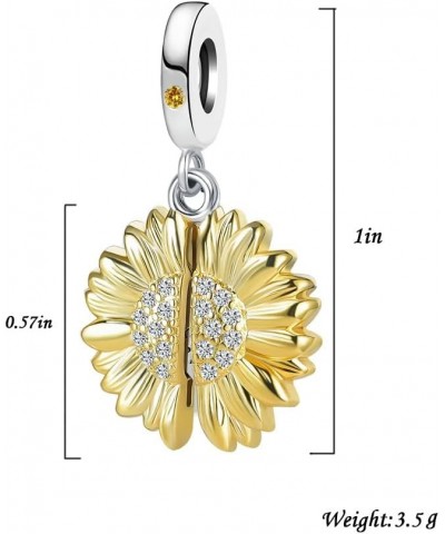 You are My Sunshine Sunflower Bead Charms for Pandora Charm Bracelets Girls Women Jewelry You are My Sunshine $7.93 Bracelets