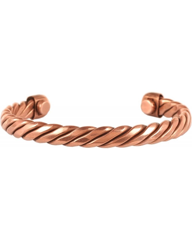 Indian Handcrafted Healing Copper Bracelet Peace Chakra Yoga Meditation Mantra Jewelry Cuff For Women And Men. Braided 4 $8.4...