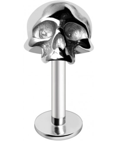 Dynamique 316L Surgical Steel Skull Push In Labret (Sold Per Piece) $10.08 Body Jewelry