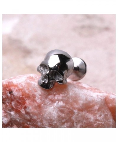 Dynamique 316L Surgical Steel Skull Push In Labret (Sold Per Piece) $10.08 Body Jewelry