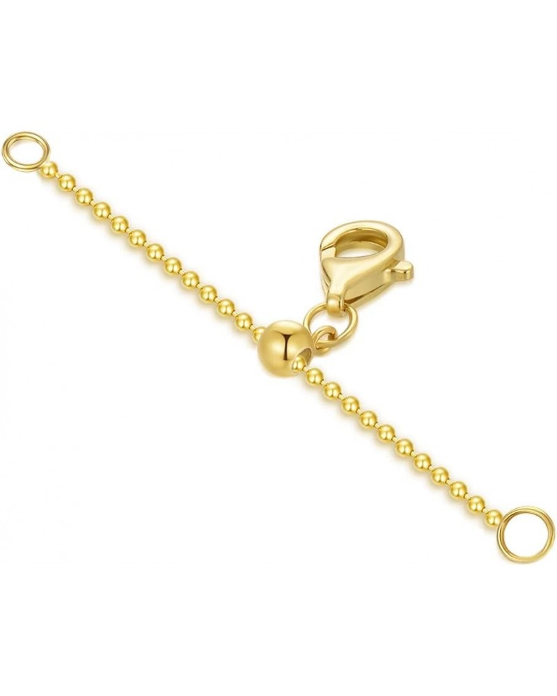 14k Gold 1"/1.5"/2"/2.5"/3"/4"/5"/6" Necklace Bracelet Extender Chain, Necklace Extender Gold 14k, Durable Removable Gold Cha...