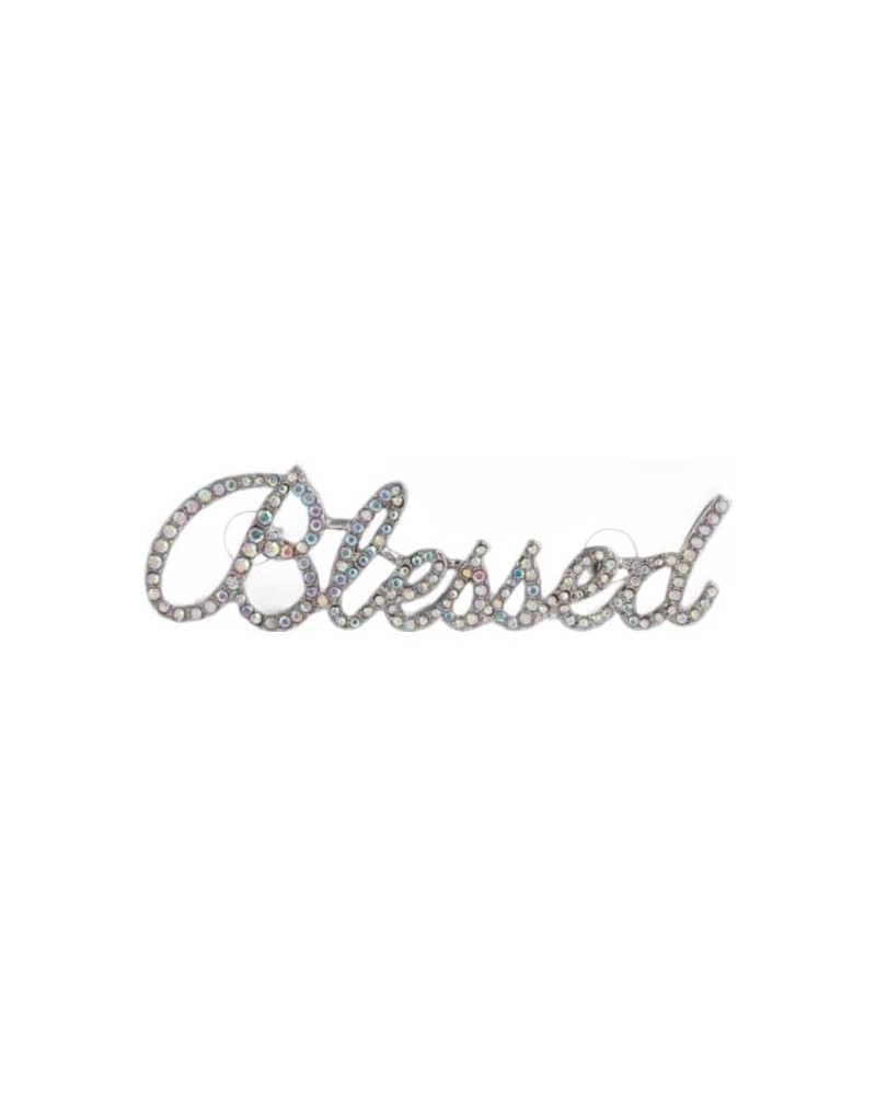 Blessed Rhinestone Brooch Jewelry Pin Jacket Accent Design Decoration Keepsake Gift $11.48 Brooches & Pins