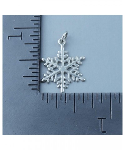 925 Sterling Silver Dainty Weather Pendant Necklaces SNOWFLAKE 2 $19.20 Necklaces