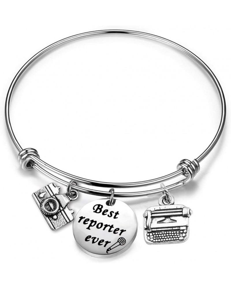 Journalist gift Best Reporter Ever Bracelet Court Reporter Gift Writer Jewelry Editor Gift Reporter Bracelet $10.96 Bracelets