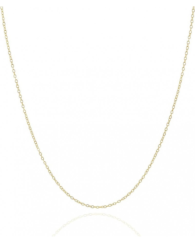 Gold Chain Necklace Collection for Women and Men - Box, Clip & Cable 24 Inches Cable (2.0mm) $16.40 Necklaces